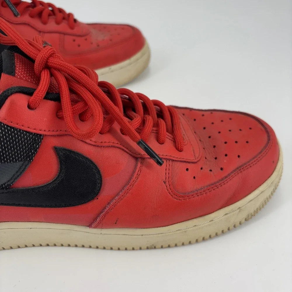 Nike Air Force 1 '07 Low Habanero Red‎ Shoes Size 8.5